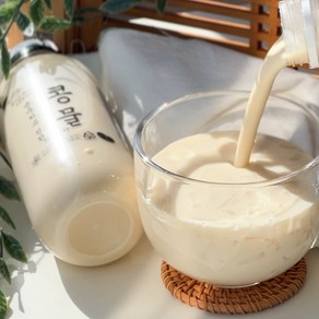 국내산 갈아서만든 진한 콩물 콩국물 콩국 우뭇가사리 콩두유, 1개, 500ml