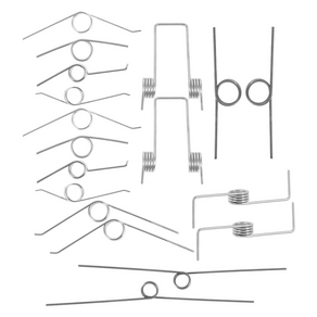 소형 뚜껑(덮개) 용수철 쓰레기통 교체 부품 스프링 버킷 18 개, 1) Silve