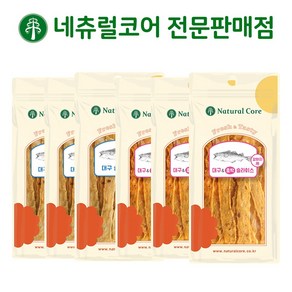 네츄럴코어 대구 슬라이스 30g, 대구 슬라이스 2종 혼합, 6개