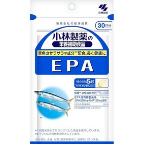 공식 / 고바야시 제약 보충제 EPA 등푸른 생선 피쉬 오일 의 보송보송 성분! 오메가3 지방산 EPADHA 영양제 오메가3 영양 보조 식품 / 150알 / 30일분, 1개, 150정