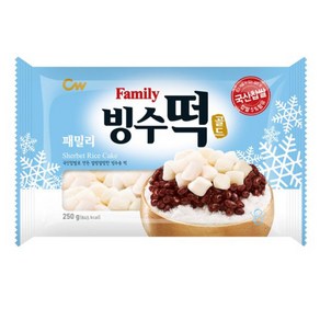 청우 패밀리 빙수떡 250g, 1개