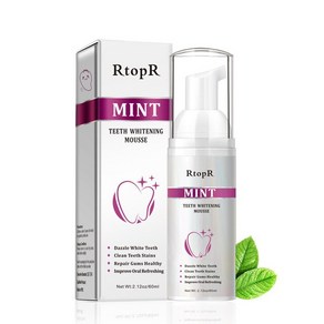 치아 미백 제거 연기 얼룩 커피 미백제 깨끗한 치아미백 화이트 60ml, 1개