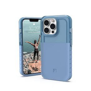 URBAN ARMOR GEAR [U by UAG 아이폰 13 프로 전용 케이스 화이트 마시멜로 딥 슬림 경량 스타일리시 반투명 충격 흡수 항균 모던 보호 폰 커버 [61인치 스