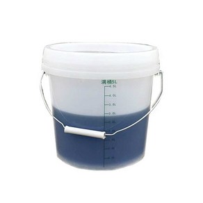 눈금 버켓 물양동이 20L 플라스틱 바스켓 반투명 뚜껑, 20L 투명 버킷, 1개