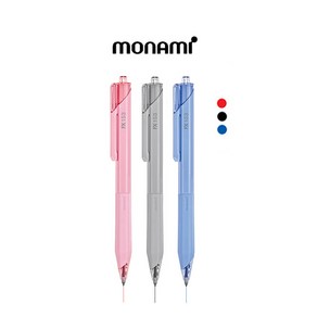 모나미FX153볼펜 0.5mm 3입 검정+빨강+파랑