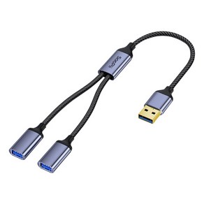 USB A타입 Y자형 연장 케이블 GD14, 1.2m, 1개