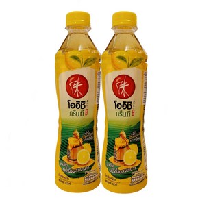 태국 오이시 허니레몬 그린티 OISHI GREEN TEA LEMON 2개, 380ml