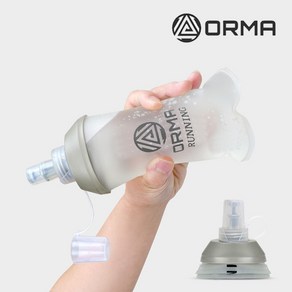 ORMA 소프트플라스크 러닝 등산 물통 달리기 스포츠 물병, 1개, 250ml, 투명