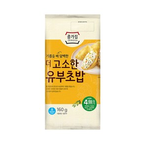 [냉장] 종가집 더고소한 유부초밥 160g, 1개