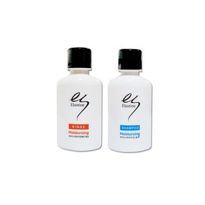 엘라스틴 샴푸 린스 50ml 1세트 휴대용 여행용 세면도구, 1개