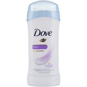 Dove Invisible Solid Deodoant Fesh 2.6 Oz Dove Invisible 고체 데오도란트 프레시 2.6온스, 73.71g, 1개