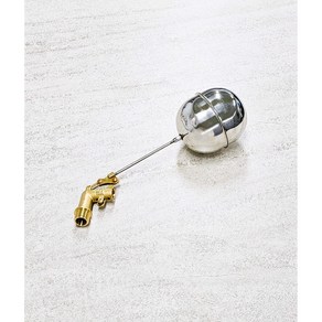 스텐 볼탑 플러팅 밸브 물탱크 볼탑 수위조절 15A, 수입산(15A), 1개, 실버