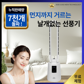 [프리미엄] 공기청정 필터 탑재 BLDC 저소음 날개없는 선풍기 공기순환기 아기선풍기 타워팬, PH-BLDC25