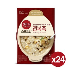 비비고 전복죽, 280g, 24개