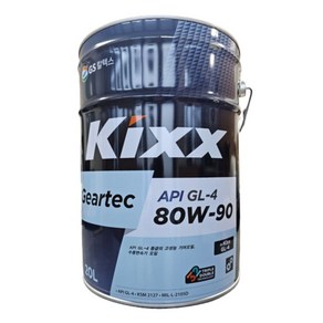 kixx 기어오일 Geatec GL-4 80W90 20L, 1개