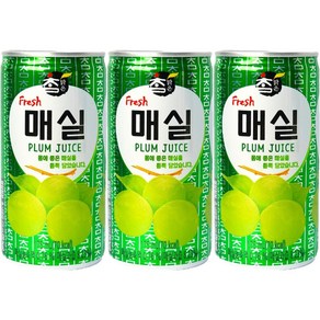 참맑은 매실 캔 음료 업소용 매실주스 175ml 90캔