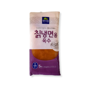 [당일출고] 면사랑 칡냉면용 육수 1box(5kg 2봉입) 벌크 칡냉면 업소용, 10kg, 1박스