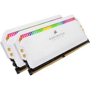 Cosai 커세어 도미네이터 플래티넘 RGB 32GB (2x16GB) DDR4 3466 (PC4-27700) C16 1.35V 블랙, 2개