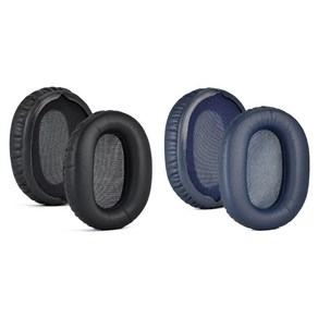 소니 MDR-ZX780(ZX780DC)/MDR-ZX770(ZX770BN ZX770BT) 헤드폰 이어머프 이어 패드 내구성 있는 통기성 이어 쿠션, 2.Black, 1개