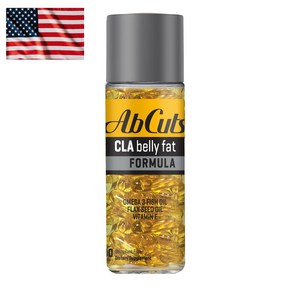 AbCuts CLA 1 000mg Belly Fat Fomula 앱컷 CLA 1 000mg 밸리 팻 포뮬라 80캡슐, 1개, 80정