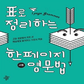 OSF9788926136355 새책-스테이책터 [표로 정리하는 한페이지 고등 영문법] -2014년--디딤돌-엄태경 지음-문법-20140305 출간-판형, 표로 정리하는 한페이지 고등 영문법]2014년 -문법, 표로 정리하는 한페이지 고등 영문법