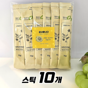 톡톡하우스 천연 벌꿀 스틱 15g 최대용량, 1개