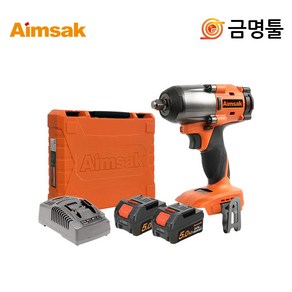 아임삭 BL22HQ700 충전임팩렌치 24V 5.0AH 1/2인치 BL모터 3단토크조절 미들 토크 무선 임팩, 1개