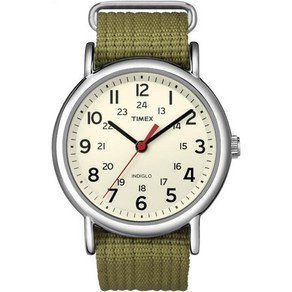 Timex 남여공용 위캔더 아날로그 베이지 다이얼 시계 - T2N651