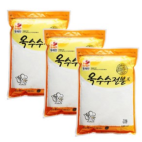 뚜레반 옥수수 전분 A+, 1kg, 3개