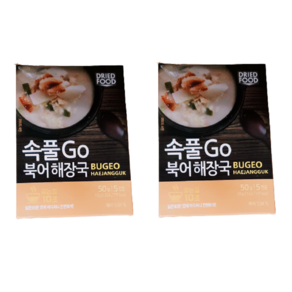 속풀고 동결건조 즉석 북어해장국, 50g, 2개