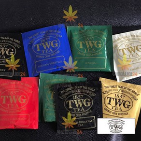 TWG 럭셔리 실크 50티백 셀렉션 대용량 판매, 50개입, 2.5g, 1개