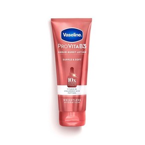 Vaseline Po VitaB3 세럼 버스트 로션 탄력 있고 부드럽고 건강하며 촉촉한 피부 비타민 B3 히알루론산 및 펩타이드가 함유된 비타민 C의 경량 10배 항산화