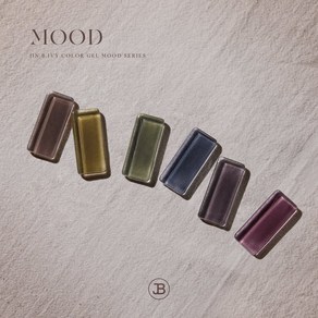 그라시아 진비 아이비 무드 시럽젤 6종단품 가을네일아트 마블네일 (gcia jinb ivy mood syup gel 6colo / autumn Mable nail), JBI-185, 1개