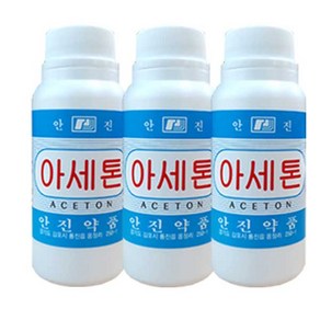 안진약품 아세톤, 3개, 100ml