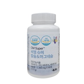 포라이프 씨엠슈퍼 CM슈퍼 칼슘&마그네슘 1300mg 90정, 1개