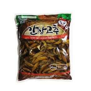 또밥찬 아삭 간장고추 4kg 장아찌 반찬단지 대용량, 2개