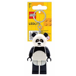 [밤나무] LEGO 레고 KE195H 판다 가이 LED_팬더 키체인, 단품, 1개