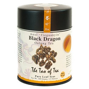 The Tao of Tea Black Dagon Oolong Tea Loose Leaf 3. 차의 도(The Tao of Tea) 흑룡 우롱차 루스 리프 주석 3.5온, 1, 1개