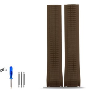 파텍필립 호환 시계줄 시계 스트랩 5167 수류탄 아쿠아넛 실리콘 방수 남성 손목 팔찌 21mm 곡선 고무 밴드