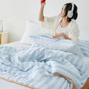 바자르 더라인 세미 냉감 여름이불 침구세트