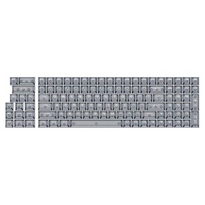 편리한 교체 키 캡 115 키 메카이어 키보드에 대한 Clea Keycaps, 검정, 흰색