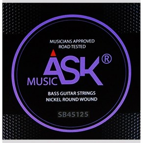 애스크 5현 베이스기타줄 베이스기타 스트링 / ASK SB45125 (045-125)