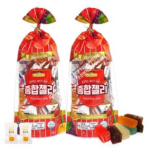 일광 옛날 종합젤리(500g) x 2봉(+밀크츄 2개포함), 500g, 2개