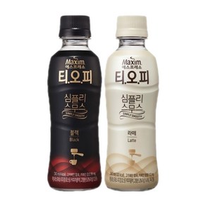 올따옴기획 티오피 심플리스무스 240ml 라떼9개+블랙9개, 9개