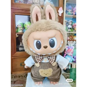 15cm 17cm 30cm 라부부 Labubu 인형옷 고양이 상어 레몬 수트