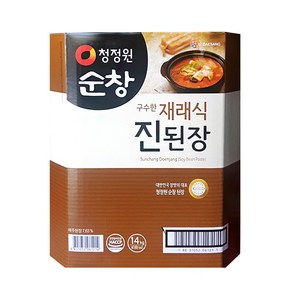 청정원 순창 재래식 진된장, 1개, 14kg