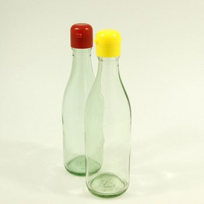 청색 참기름병 + 노란캡, 350ml, 40개