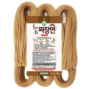 팜쿡 [팜쿡] 글루텐프리 우리 현미쌀 짜장면 500g x 2팩 (6인분), 2개