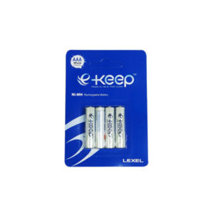 렉셀 LEXEL E-KEEP 니켈 수소 PRO 배터리 AA / AAA 고용량 1.2V 충전 건전지 - 4알, 1세트, 4개입