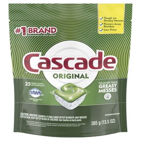 Cascade 오리지널 디쉬워셔 세제 액션팩 프레시 식기세척기용세제